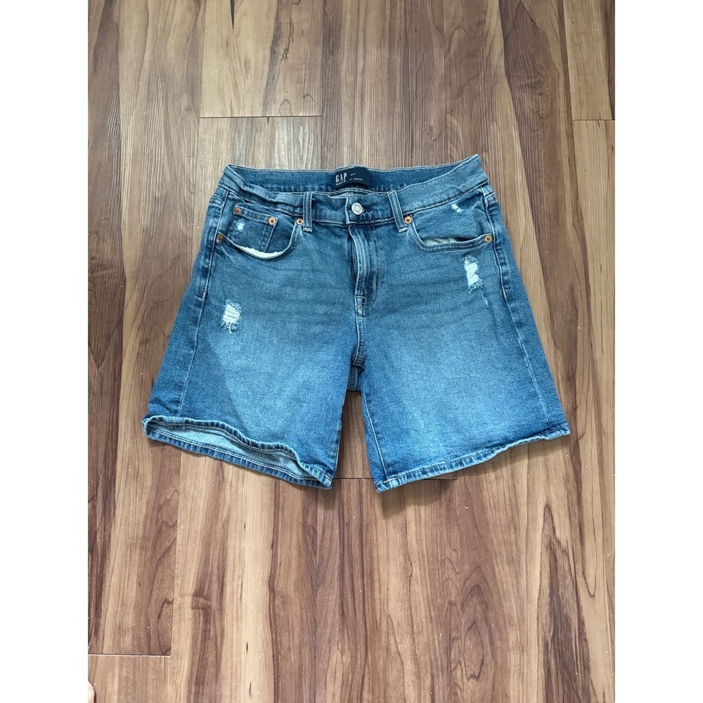 Gap Jean‎ Shorts Size 4/27, Medium wash blue.